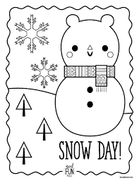 🌈 therapeutic effects of coloring pages. Nod Printable Coloring Pages Snow Day Crate Kids Blog