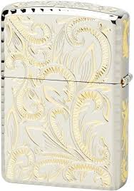 @originalzippo and @zippoencore are the only official zippo accounts. Zippo Armor Case Classic Arabesque Silver Gold 5 Sides Etching Japan Limited Oil Lighter Cla C