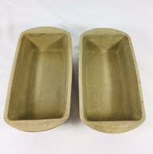 2 Pampered Chef Family Heritage Collection Stoneware Loaf Bread Pans 9 5 X 5 5 Ebay Loaf Bread Pan Bread Heritage Collection