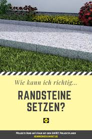 Ob Rasenkante Beetbegrenzung Rabatten Einfassung Oder Randsteine An Weg Und Terrasse Der Saubere Abschluss Macht Alles Erst Perfe Randsteine Setzen Randsteine Und Kantensteine