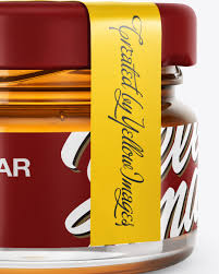 Download Glass Jar With Pure Honey Mockup In Jar Mockups On Yellow Images Object Mockups PSD Mockup Templates