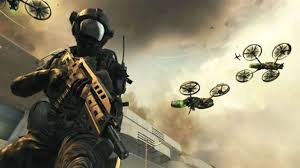 Call Of Duty Black Ops 2 Wii U Black Ops 2 Screenshot Of Soldier And Flying Robot Pre Order Your Copy Of Black Ops 2 Right Now Amzn To Iqhxyr Call Of Duty Black Black Ops Call Of Duty