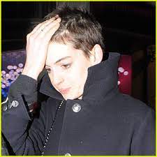 The devils wears prada actress has chopped off her locks to star in the musical film les miserables. Anne Hathaway Debuts Super Short Hair For Les Miserables Anne Hathaway Just Jared