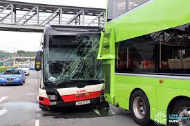 Singapore — fourteen persons were conveyed to hospital after an accident involving a collision between two buses at bukit batok bus interchange on …. Bus Accident Along Ulu Pandan Road On 16 January 2017 Land Transport Guru