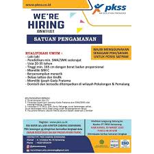 Umk 2021 ( khusus satpam plus insentive). Loker Satpam Bank Silahkan Yang Berminat Loker Pekalongan Facebook