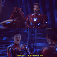 This is where he meets cute morgan stark and her much too handsome father tony. Peter Parker Tony Stark Tumblr Tony Stark Dad Tony Stark Marvel Jokes