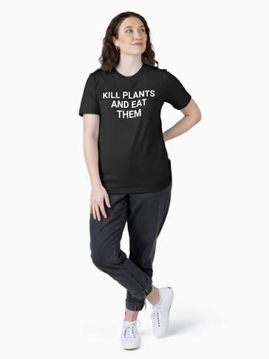 Kill Plants and Eat Them (Vegan, Plant-Based, Accidental Time Machine)"  Essential T-Shirt for Sale by fandemonium | Redbubble