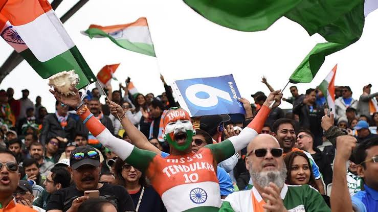 Image result for india-pakistan cricket fans