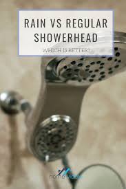 Luxury Vs Convenience Learn The Differences Between A Rain Shower Head Vs A Regular Showerhead Find Out The Advant Shower Heads Rain Shower Head Rain Shower
