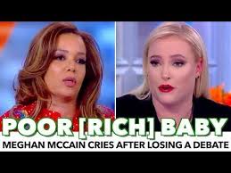 Meghan Mccain Cries After Losing A Debate On The View Youtube Meghan Mccain Mccain Crying