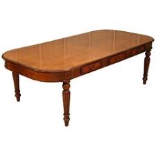 Wide dining room tables for 12 people. Rare North Australian Cedar Wood 4 Person Dining Table With Two Large Drawers For Sale At 1stdibs