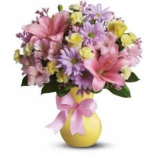 Simply Sweet Standard Pretty Pastels And Delicate Flowers Make This A Feminine Classic For Your Sist Get Well Flowers Flower Delivery Get Well Soon Flowers
