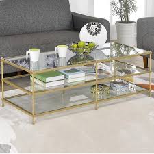 Glass Coffee Tables For Class Style And Freshness Gold Coffee Table Living Room Coffee Table Coffee Table