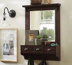 How should i hang an entryway mirror? Classic Entryway Mirror Organizer Large Pottery Barn