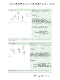 Ver más ideas sobre juegos para cumpleaños, juegos recreativos, juegos para niños. 42 Juegos Recreativos Para Futboll Pdf Asociacion De Futbol Defensor Asociacion De Futbol