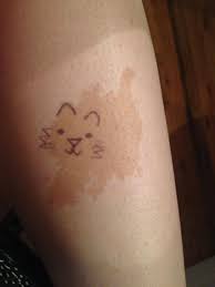 Birthmark On Leg Meaning Birthmarks Are Being Drawn On Here S Mine Tatoo Tatuagem