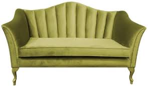 The three sofa de luxe defies the traditional function of a furnishing accent that is commonly perceived as merely a seat.for this collection, jasper morrison plays with this concept to give life to a design that is part sofa, part dormeuse, characterized by sculptural forms that project its strong identity. Casa Padrino Canape 2 Places Baroque De Luxe En Velours Vert 150 X 95 X H 90 Cm Canape De Salon Noble Mobilier De Salon Baroque Qualite De Luxe