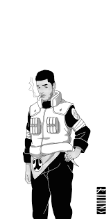 Black And White Anime Characters Png Cudi Sarutobi Robopeezy Anime Character Design Black Cartoon Characters Black Anime Characters
