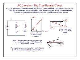 At any instant, the voltage across the rlc combination is vr(t)+vl(t)+vc(t)=v(t) Elect Principles 2 Ac Circuits Parallel