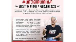 Jika tidak, akan berpengaruh pada pagu anggaran pembangunan desa, kata razman arif, wakil ketua tim advokasi. Jateng Di Rumah Saja Berlaku 6 7 Februari Perhatikan Detail Aturannya Berikut Tribunnews Com Mobile