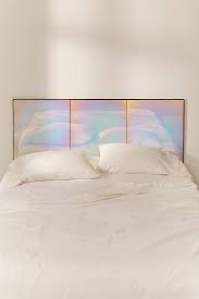 Rainbow Iridescent Headboard Bed Frame And Headboard Home Decor Bedroom Bedroom Design
