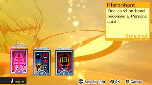 The number in (parentheses) indicates the minimum tier of a suit of swords card found in shuffle time that is needed for a skill card to drop. Persona 4 Golden Shuffle Time Explained Full Sweep How It Works More