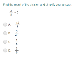 For instance, if we wanted to find out what 3/8 of 24 is, we would divide 24 by 8 (the denominator of the fraction). Fraction Quizzes Turtle Diary