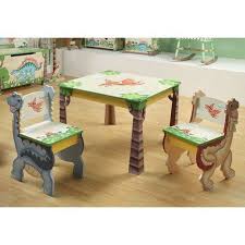 teamson design dinosaur kingdom table 2 chair set walmart com kids table chair set kids wooden table childrens desk and chair