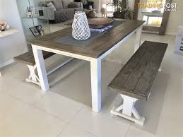 Check spelling or type a new query. Dining Set Suite Table And Bench Seats Solid Timber