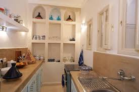 Shelves At End Created With Tadelakt Kitchen Styling Kitchen Decor Moroccan Style
