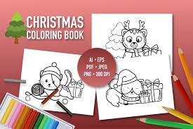 Download Incredible Christmas Coloring Book Neighborhood SVG Cut Files