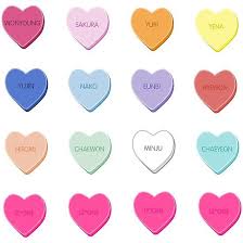 Iz One Candy Heart Sticker Pack Heart Stickers Pop Stickers Stickers Packs