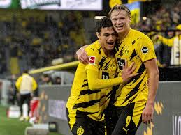 Baptiste santamaria, a club record signing from sco angers in france, is fit after a knee injury. Bundesliga Roundup Haaland Reyna Shine As Dortmund Destroy Freiburg Thescore Com