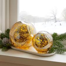 The glass globes keep plants watered for up to 2 weeks and ensure you don't under or over water them. Light Up Mercury Glass Globe