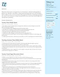 Elementary School Teacher Resume Example Writing Tips For 2021