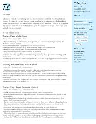 It should match with the current standard resume format that is accepted in your field. Elementary School Teacher Resume Example Writing Tips For 2020