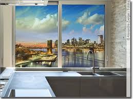 Klebefolie Fur Glas Mit Blick Auf Manhattan Sichtschutz Glas Manhattan Fensterfolie