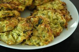 Turkish Zucchini Fritters Baked Version Kabak Mucver Vegetarian Dishes Fritters Baked Zucchini Fritters