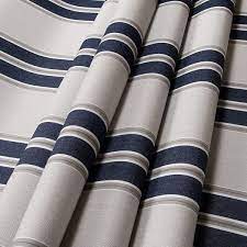 Sunbrella Awning Stripe 4916 0000 Navy Taupe Fancy 46 Fabric Sunbrella Awning Fabric Awning Sunbrella