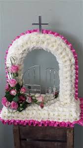 Gates Of Heaven Funeral Flower Tributes Funeral Flowers Funeral Flower Arrangements Funeral Flowers Diy