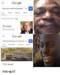 First is his general resemblance to a turtle. Google How Old Is Mitch Mcconnell C All News Images Maps Vi Vid Mitch Mcconnell Age 76 Years February 20 1942 Google What The Lifespan Of A Tortoise All Shopping Images