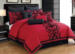 Black And Silver Damask Bedding Gothichousing Gothicbedroom Bedroom Red Red Rooms Red Comforter Sets