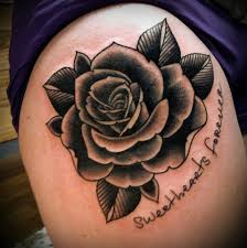 Black And Red Rose Tattoo Meaning Love This Traditional Rose Beautiful Lines And Shading Tim Hendricks Dark Roses Tattoo Black Rose Tattoo Meaning Rose Tattoos