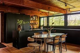 Find furniture & decor you love at hayneedle, where you can buy online while you explore our room designs and curated looks for tips, ideas & inspiration to help you along the way. Photo 8 Of 111 In Dining Chair Track Photos From Before After A Timeworn Midcentury In Connecticut Gets A Moody Makeover Dwell
