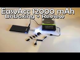 Mit 12000mah ist der externe akku die perfekte mittelklasse und perfekt für tablets. Video Easyacc