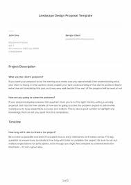 I reread the job description carefully and must say my experience skill and. Free Landscape Design Proposal Template Download Bonsai
