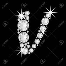 Diamante negro letra banda ms. Alfabeto De La Joyeria De Lujo O Fuente Con Diamantes Sobre Fondo Negro Letra V Fotos Retratos Imagenes Y Fotografia De Archivo Libres De Derecho Image 19958932