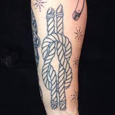 Square Knot Tattoo By Amanda Harrison Knot Tattoo Tattoos Rope Tattoo