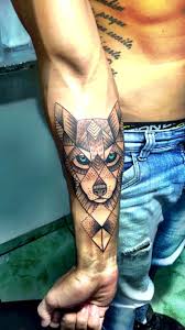 Wolf Geometric Tatto Tatouage Loup Tatouage Geometrique Tatouage