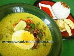 Resep Soto Ayam Kuah Santan Bumbu Kuning Resep Resep Masakan Indonesia Resep Masakan